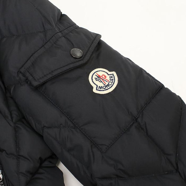 中古良品 MONCLER モンクレール ダウンジャケット 4198205 53227 BERRIAT ダウンコート レディース ブラック