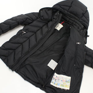 中古良品 MONCLER モンクレール ダウンジャケット 4198205 53227 BERRIAT ダウンコート レディース ブラック