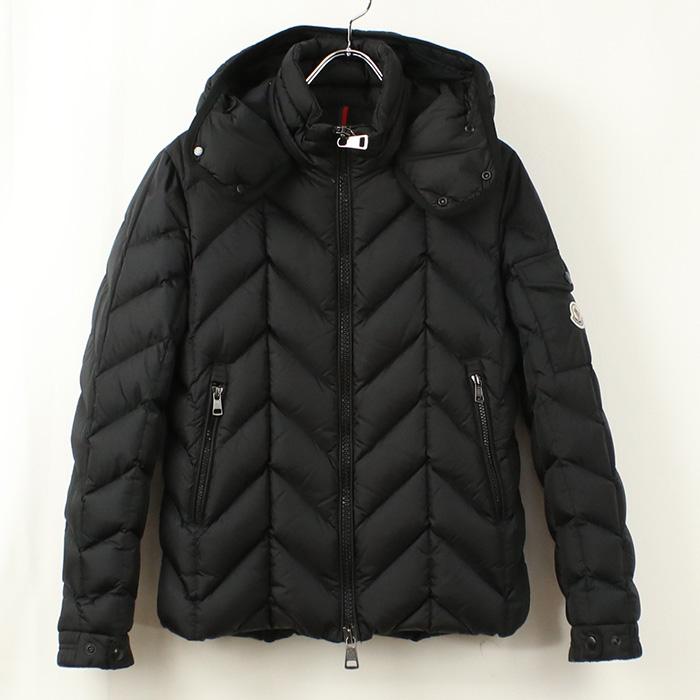 中古良品 MONCLER モンクレール ダウンジャケット 4198205 53227 BERRIAT ダウンコート レディース ブラック