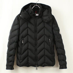 中古良品 MONCLER モンクレール ダウンジャケット 4198205 53227 BERRIAT ダウンコート レディース ブラック