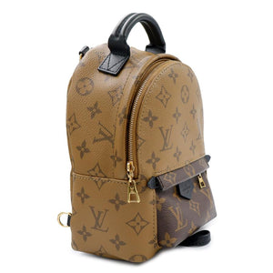 （未使用　展示品）LOUIS VUITTON ルイ ヴィトン M44872 パームスプリングス バックパック MINI モノグラムリバース ブラウン リュック デイパック