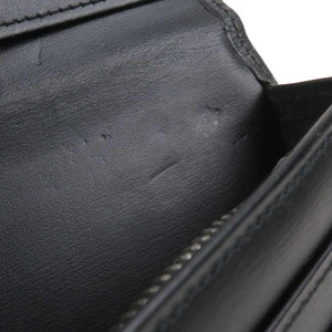 カルティエ CARTIER 二つ折り長財布 レザー ブラック