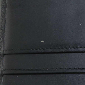 カルティエ CARTIER 二つ折り長財布 レザー ブラック