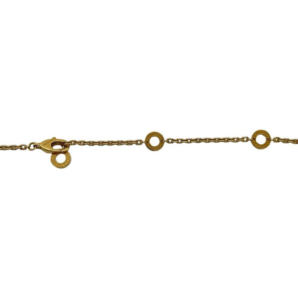 ブルガリ BVLGARI ビーゼロワンロックネックレス ゴールド AU750 ダイヤモンド ジュエリー 中古