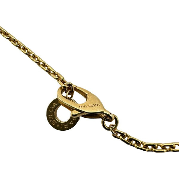 ブルガリ BVLGARI ビーゼロワンロックネックレス ゴールド AU750 ダイヤモンド ジュエリー 中古