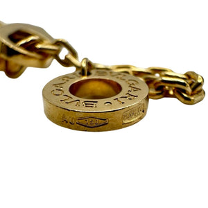 ブルガリ BVLGARI ビーゼロワンロックネックレス ゴールド AU750 ダイヤモンド ジュエリー 中古