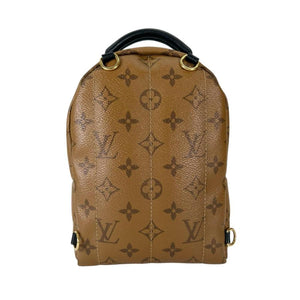 ルイヴィトン リュック・デイパック M44872 パームスプリングス モノグラムリバース MINI LOUIS VUITTON ブラウン レディース 中古