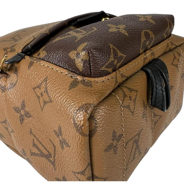 ルイヴィトン リュック・デイパック M44872 パームスプリングス モノグラムリバース MINI LOUIS VUITTON ブラウン レディース 中古