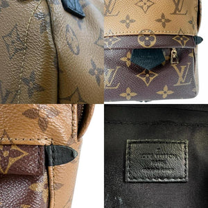 ルイヴィトン リュック・デイパック M44872 パームスプリングス モノグラムリバース MINI LOUIS VUITTON ブラウン レディース 中古