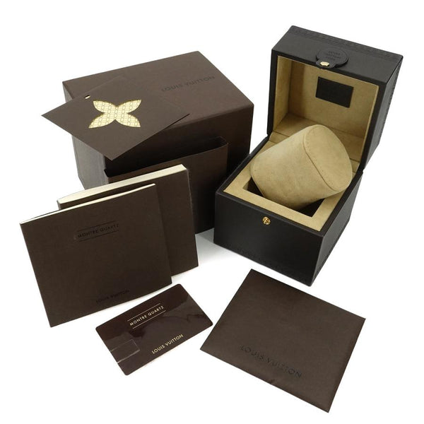 ルイ ヴィトン LOUIS VUITTON タンブール Wトゥール Q121Z ダイヤモンド レディース 腕時計 ハート クォーツ Tambour WTour 90329952