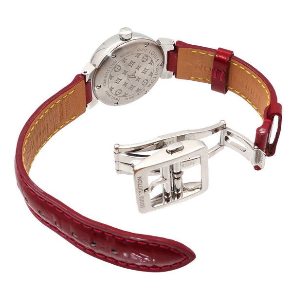 ルイ ヴィトン LOUIS VUITTON タンブール Wトゥール Q121Z ダイヤモンド レディース 腕時計 ハート クォーツ Tambour WTour 90329952