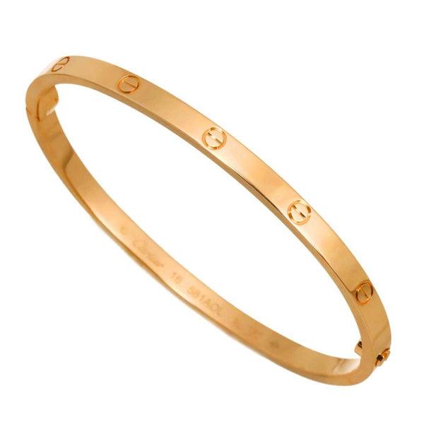 カルティエ Cartier ラブ ブレス スモール SM #16 K18 PG 750 ブレスレット バングル Love Bracelet 90337067