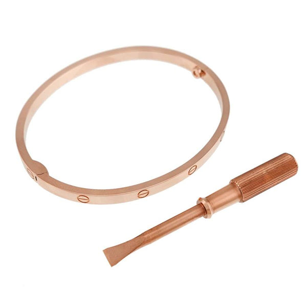 カルティエ Cartier ラブ ブレス スモール SM #16 K18 PG 750 ブレスレット バングル Love Bracelet 90337067