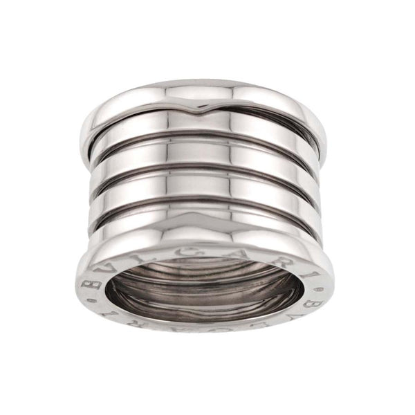 ブルガリ BVLGARI ビーゼロワン 5バンド #52 リング K18 WG ホワイトゴールド 750 B-ZERO1 指輪 Ring 90337327