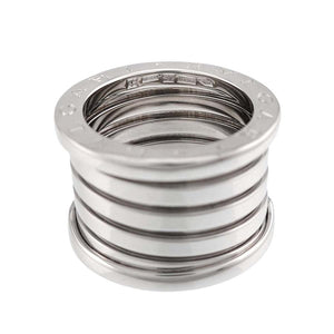 ブルガリ BVLGARI ビーゼロワン 5バンド #52 リング K18 WG ホワイトゴールド 750 B-ZERO1 指輪 Ring 90337327