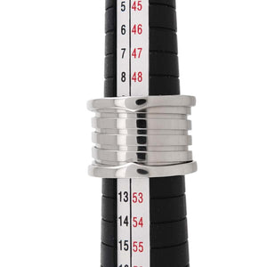 ブルガリ BVLGARI ビーゼロワン 5バンド #52 リング K18 WG ホワイトゴールド 750 B-ZERO1 指輪 Ring 90337327