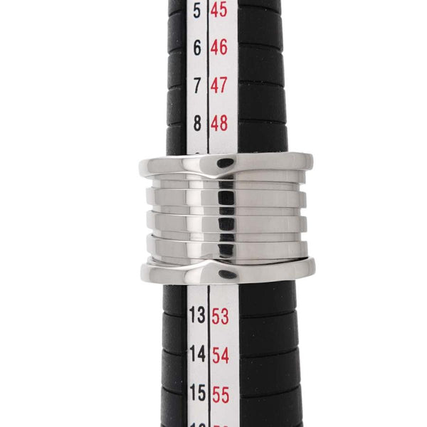 ブルガリ BVLGARI ビーゼロワン 5バンド #52 リング K18 WG ホワイトゴールド 750 B-ZERO1 指輪 Ring 90337327